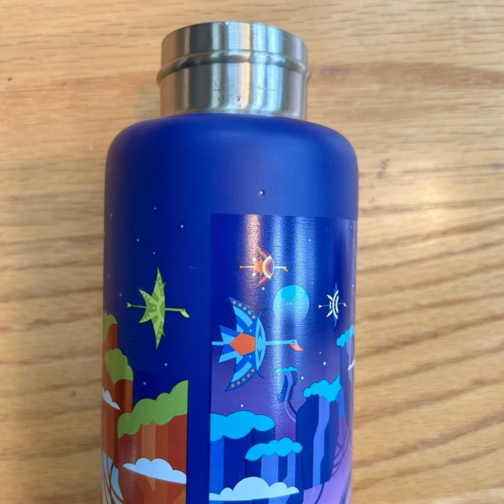 2022 Disney Parks Pandora World Of Avatar Water‎ Bottle Tumbler Faux Bamboo